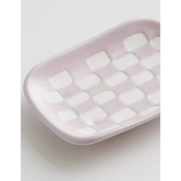 Urban Outfitters Other - Urban Outfitters Pink Checkered Soap Dish